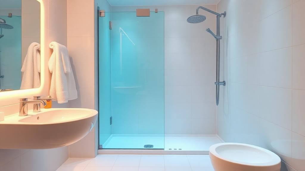 Immaculate modern bathroom
